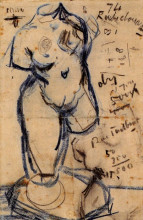 Репродукция картины "torso of venus" художника "ван гог винсент"