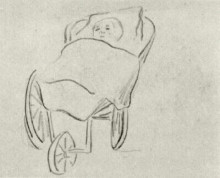 Картина "baby in a carriage" художника "ван гог винсент"