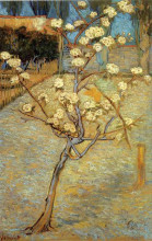 Картина "pear tree in blossom" художника "ван гог винсент"