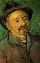 Копия картины "portrait of a one-eyed man" художника "ван гог винсент"