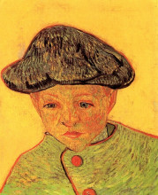 Репродукция картины "portrait of camille roulin" художника "ван гог винсент"