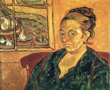Картина "portrait of madame augustine roulin" художника "ван гог винсент"