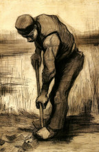 Копия картины "digger" художника "ван гог винсент"