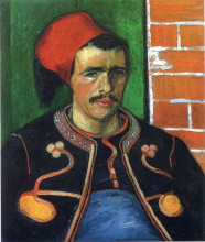 Картина "zouave" художника "ван гог винсент"