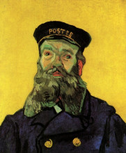 Копия картины "portrait of the postman joseph roulin" художника "ван гог винсент"