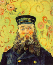 Картина "joseph-etienne roulin" художника "ван гог винсент"