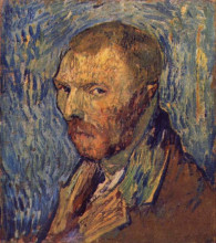 Картина "self-portrait" художника "ван гог винсент"