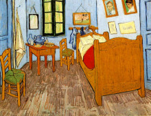 Копия картины "vincent&#39;s bedroom in arles" художника "ван гог винсент"
