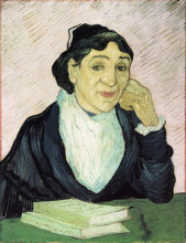 Копия картины "l&#39;arlesienne, portrait of madame ginoux" художника "ван гог винсент"