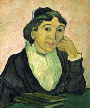 Картина "portrait of madame ginoux (l&#39;arlesienne)" художника "ван гог винсент"
