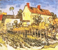 Репродукция картины "the house of pere eloi" художника "ван гог винсент"