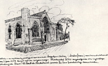 Копия картины "austin friars church, london" художника "ван гог винсент"