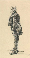 Копия картины "orphan man, standing" художника "ван гог винсент"