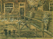 Репродукция картины "sien&#39;s mother&#39;s house, closer view" художника "ван гог винсент"