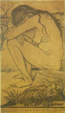 Картина "sorrow" художника "ван гог винсент"