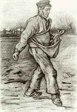 Копия картины "sower" художника "ван гог винсент"