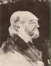 Копия картины "orphan man, bareheaded" художника "ван гог винсент"