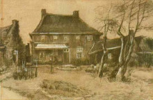 Копия картины "vicarage at nuenen" художника "ван гог винсент"