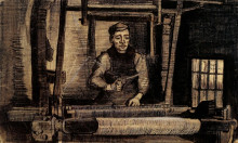 Картина "weaver" художника "ван гог винсент"