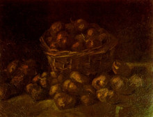 Картина "basket of potatoes" художника "ван гог винсент"