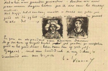 Копия картины "peasant woman, two heads" художника "ван гог винсент"