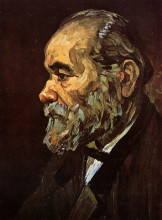 Картина "portrait of an old man with beard" художника "ван гог винсент"