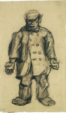 Репродукция картины "stocky man" художника "ван гог винсент"