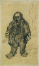 Репродукция картины "stocky man" художника "ван гог винсент"