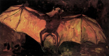 Репродукция картины "flying fox" художника "ван гог винсент"