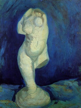 Репродукция картины "plaster statuette of a female torso" художника "ван гог винсент"