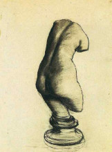 Копия картины "torso of venus" художника "ван гог винсент"