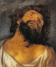 Репродукция картины "голова вора" художника "ван дейк антонис"
