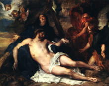 Репродукция картины "снятие со креста" художника "ван дейк антонис"