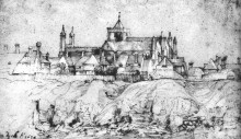 Копия картины "церковь святой марии в рае, англия" художника "ван дейк антонис"