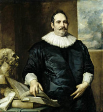 Репродукция картины "портрет юстуса ван меерштратена" художника "ван дейк антонис"