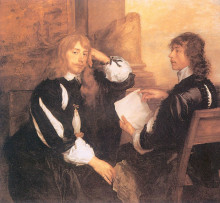 Репродукция картины "томас киллигрю и уильям, лорд крофтс" художника "ван дейк антонис"