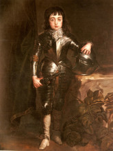 Копия картины "портрет карла ii в бытность принцем уэльским" художника "ван дейк антонис"