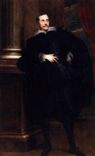 Репродукция картины "портрет марчелло дураццо" художника "ван дейк антонис"