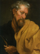 Копия картины "св. варфоломей" художника "ван дейк антонис"