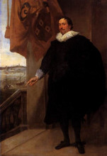 Копия картины "портрет николаса ван дер боргхта" художника "ван дейк антонис"