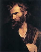 Копия картины "апостол иуда" художника "ван дейк антонис"
