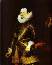 Копия картины "портрет эммануила филибера" художника "ван дейк антонис"