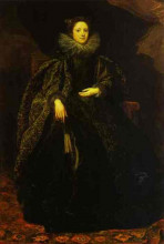 Картина "портрет маркизы бальби" художника "ван дейк антонис"