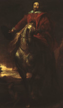 Копия картины "портрет художника корнелиса де вайля" художника "ван дейк антонис"