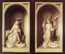 Картина "the portinari triptych (close)" художника "ван дер гус хуго"