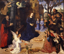 Копия картины "the portinari tryptich (middle panel)" художника "ван дер гус хуго"