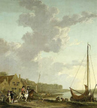 Копия картины "an extensive river landscape" художника "ван стрий абрахам"