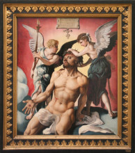 Копия картины "the man of sorrows" художника "ван хемскерк мартен"