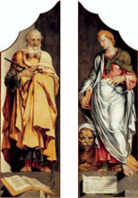 Копия картины "the prophets ezekiel and daniel" художника "ван хемскерк мартен"