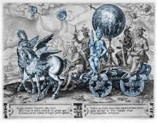 Репродукция картины "triumph of the world" художника "ван хемскерк мартен"